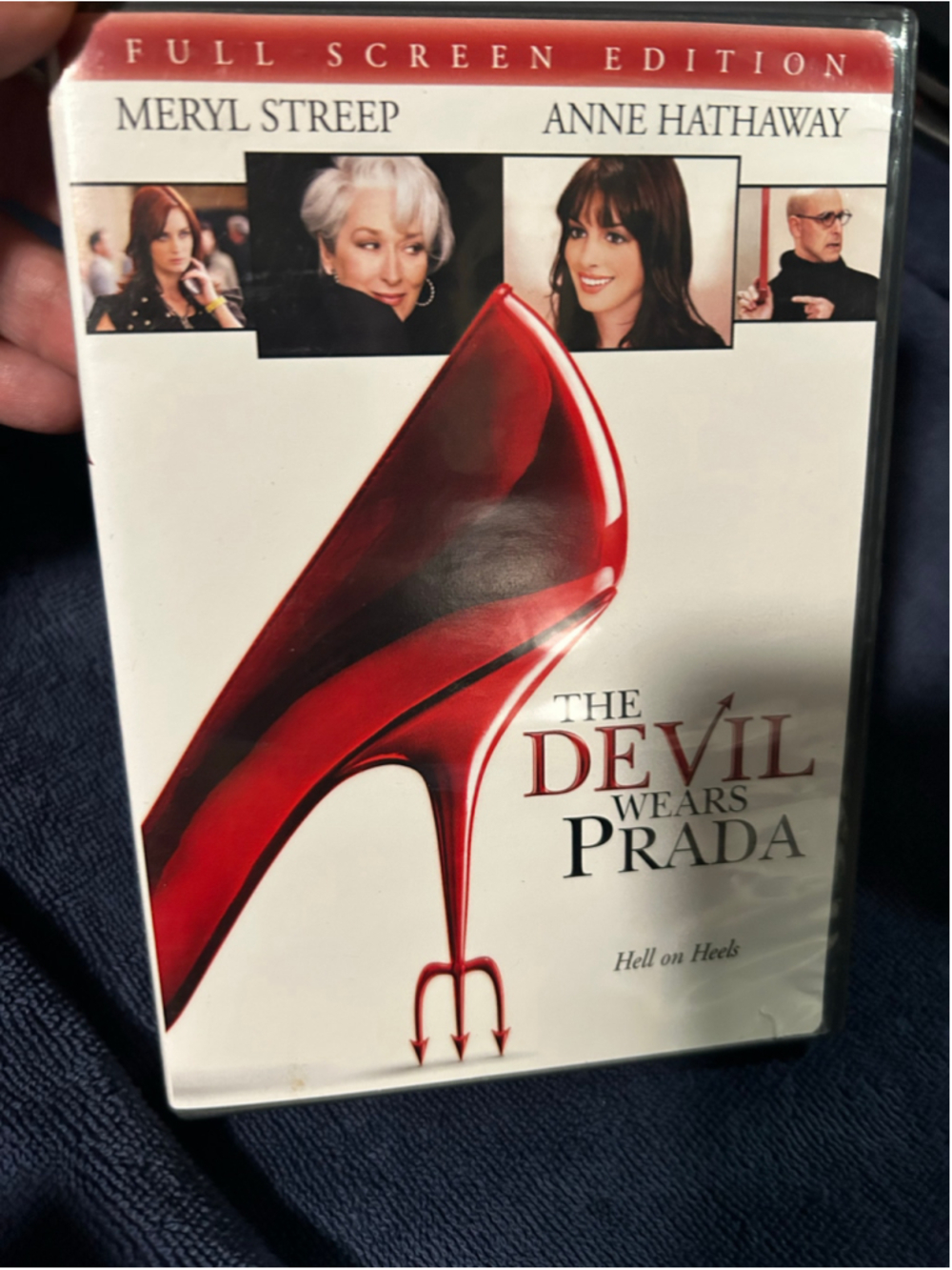 The Devil Wears Prada DVD Full Screen Edition White Red